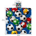 thumbnail image 2 of Football Canvas Outdoor Picnic Blanket for All Your Outdoor Adventures - Waterproof and Durable for Beach, Camping, and Park- Portable and Easy to Clean - Large Size for Family and Friends, 2 of 6