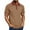 Khaki, variant on yillto Men Big and Tall Tshirts Collared Button down Short Sleeve Golf Shirt Causal Business Tops