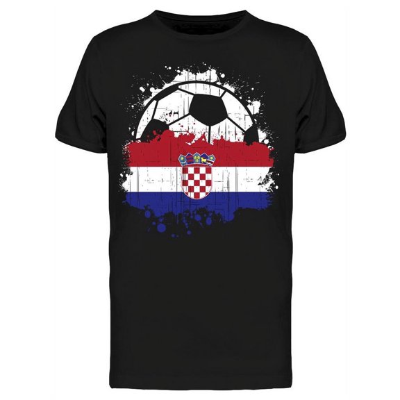 Soccer Team Of Croatia T-Shirt Men -Image by Shutterstock Men T-Shirt, Male Small
