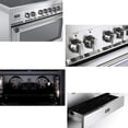 thumbnail image 5 of Roromall 36" Electric Range with 5 Heating Elements Convection Oven 4.3 Cu. Ft. Capacity, 7 Functions Professional Electric Range Oven with Smooth Glass Top, Stainless Steel, 5 of 5