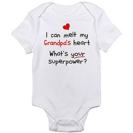 CafePress Newborn Baby Boy, Girl or Unisex Love Grandpa Bodysuit ...