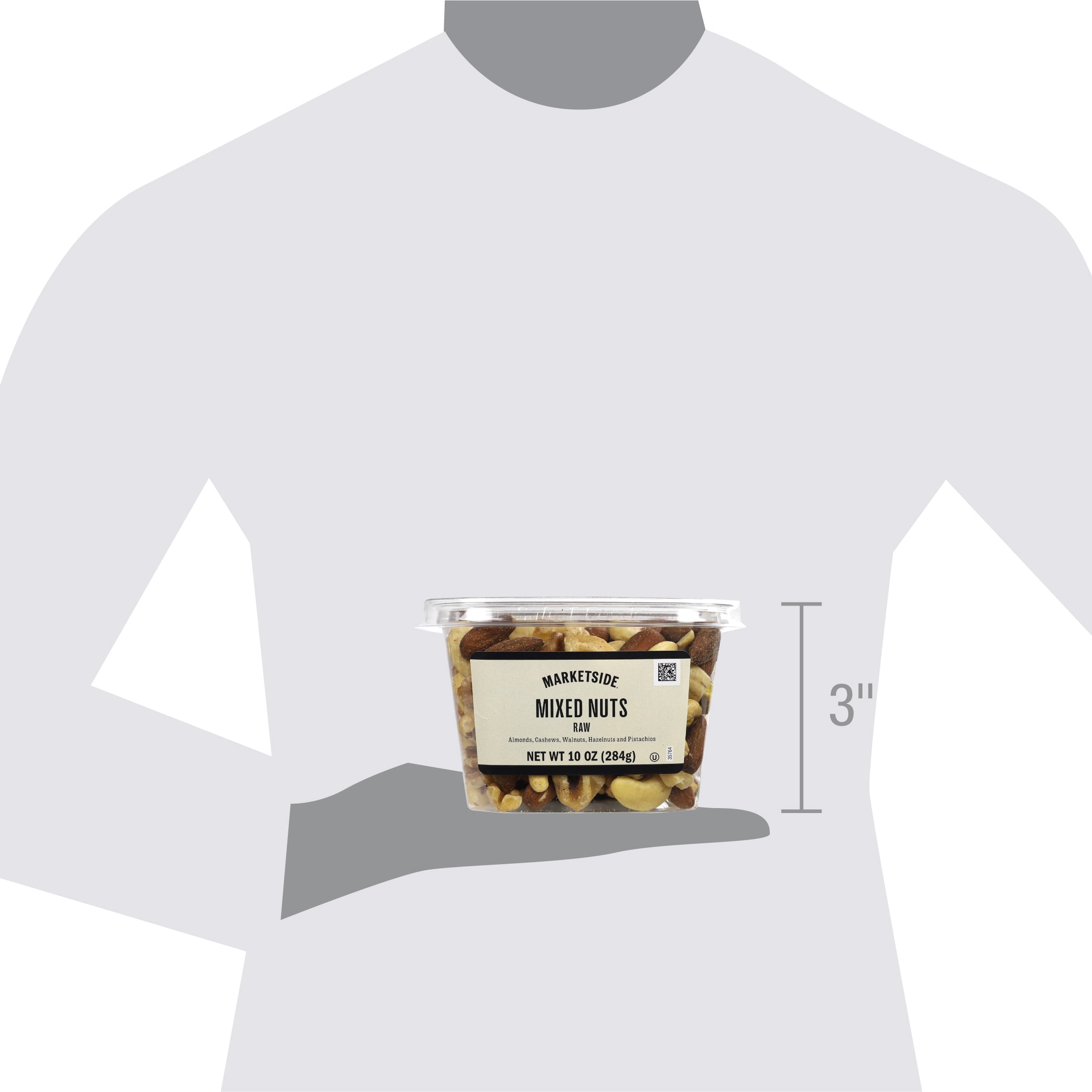 Marketside Raw Mixed Nuts, 10 oz Tub
