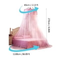 thumbnail image 3 of Hongzer Mosquitera Princesa, Elegante Princesa de Encaje, Cama para ni?os, Cortina Transpirable, mosquitera para Ropa de Cama para ni?as, mosquitera Plegable(Rosado) Ecomeon no, 3 of 6
