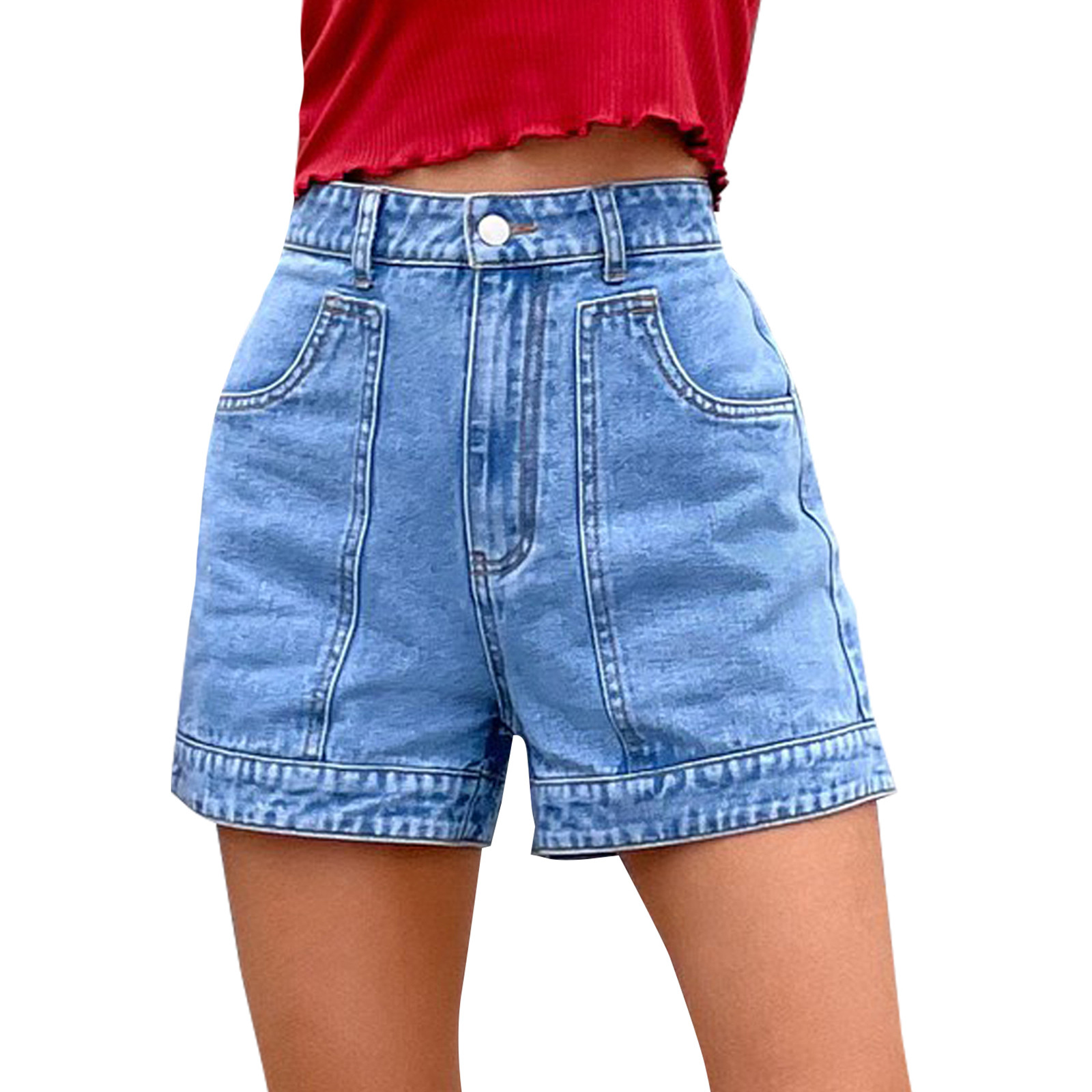Jean Shorts for Women High Waisted 