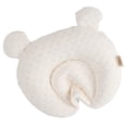 thumbnail image 4 of Almohada de látex para bebé que moldea la cabeza, almohada para dormir para bebé con funda lavable para bebés de 0 a 12 meses, patrón de oso blanco, 4 of 15