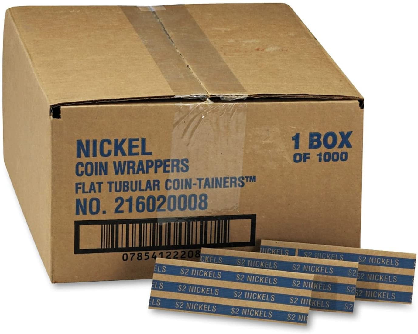 Flat Kraft Paper Nickel Coin Wrappers MMF216020008