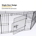 thumbnail image 7 of Suchown 24'' High Foldable Metal Playpen for Dogs with Bottom Pad, 7 of 7