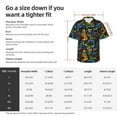 thumbnail image 6 of Lsque Off-Road Vehicle pattern Hawaiian Shirt for Men, Unisex Summer Beach Casual Short Sleeve Button Down Shirts-Small, 6 of 9