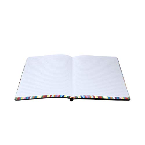 Edge Camo Ruled Journal - Cute Notebook for Office, Home, School, Business Writing - B6 Size Journal with Feint Ruled Pages for Note Taking, Journaling - Camo Pattern Edged Journal