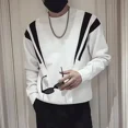 thumbnail image 5 of Ropa para hombre, sudaderas de talla grande, camisetas para hombre, camisetas de gran tamaño, negras, estampadas, New Rock, citas de invierno, alta calidad, XL, normal, F, 5 of 5