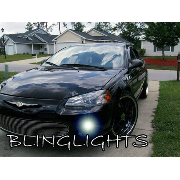 2001 2002 2003 Chrysler Sebring Convertible Blue LED Fog Lamps Driving