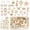 GOLD, variant on 3000 Pcs Junk Case Charms Kit, DIY Phone Case & Nail Decor with Big Charms, Kawaii Bows, Pearls, Rhinestones & Letter Beads for Aesthetic Personalization