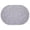 Light Gray, variant on 1.8 x 17 Inch Oval Faux Leather Placemats and Coasters, Washable Dual-Side Table Mats, Wipeable Heat-Resistant Dining Place Mats for Outdoor and Indoor, Set of 4