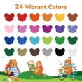 thumbnail image 4 of Jupitearth 24Ct Non-Toxic Washable,Silky Crayons for toddlers1-3,Kids 4-8,Back to School Art Supplies, 4 of 11