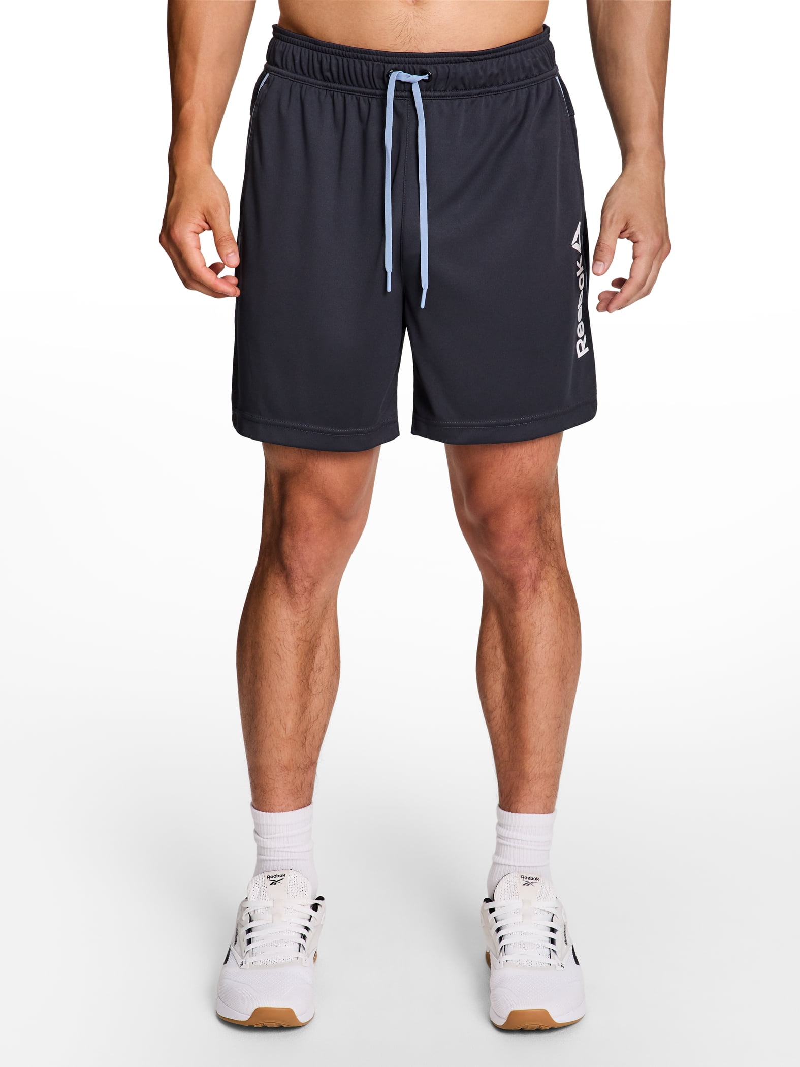 Reebok Men's Reebok Men's and Big Men's Champ Knit Performance Shorts, 6" Inseam, Sizes XS-3XL