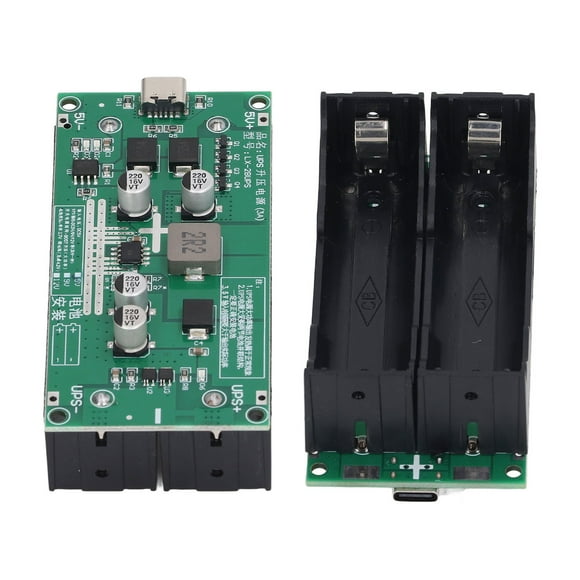 Lithium Battery UPS Boost Charger Module with Dual Power Supply Switching, LED Indicator for Uninterrupted Power Supply