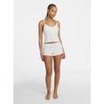thumbnail image 2 of No Boundaries Lace Cami and Shorts Sleep Set, 2-Piece, Women's XXS-3X, 2 of 5