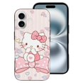 thumbnail image 2 of Hello Kitty Pink Compatible with iPhone 16 Case Full Covered Soft Slim Rugged TPU Phone Case Shockproof Non-Slip Anti-Fingerprint Basic Cases Protection, 2 of 5