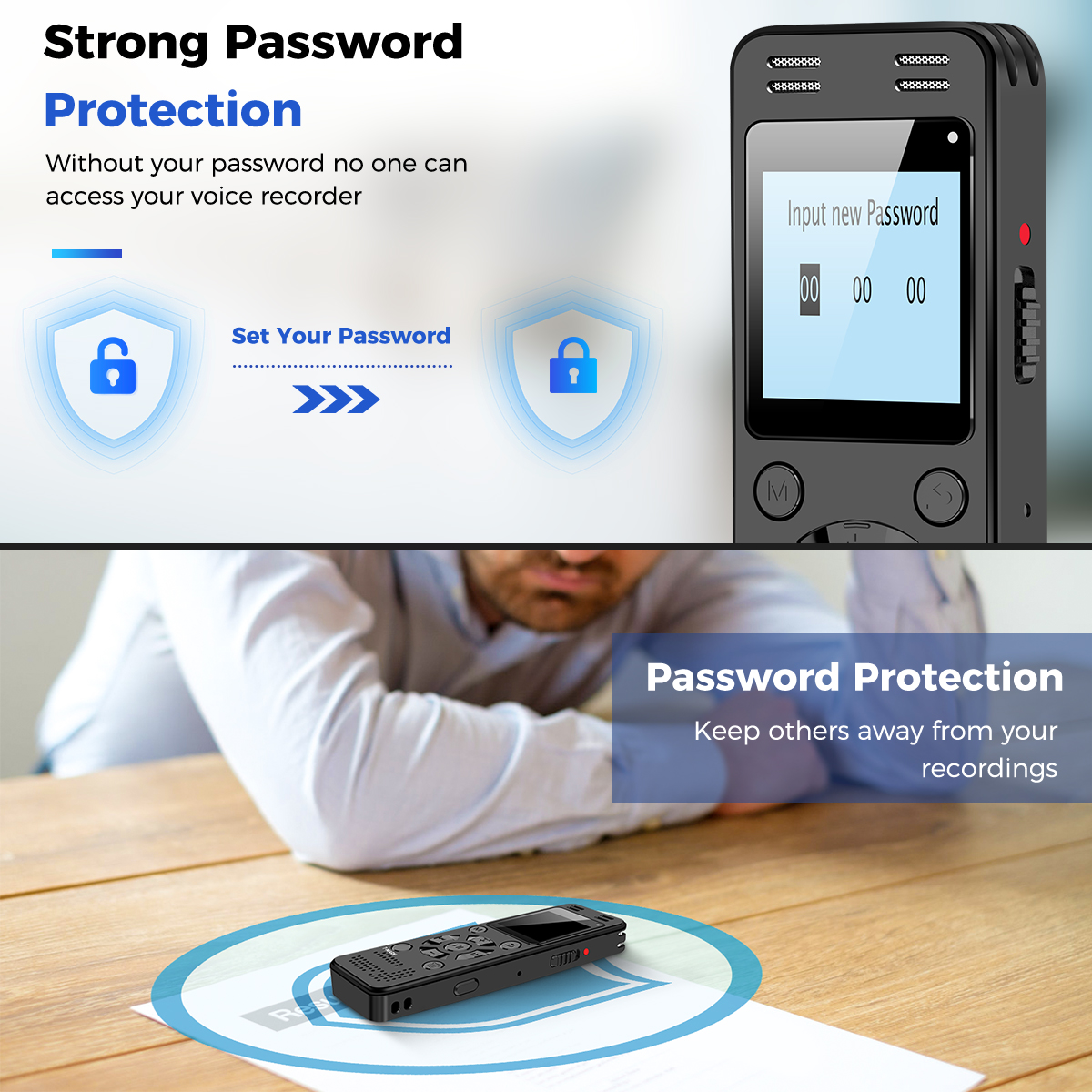 RONY 64GB Digital Voice Recorder with Voice Activation photo 4