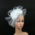 thumbnail image 1 of Chapeau de Cocktail pour Femmes Sinamay Fascinator Mariage Église Kentucky Derby Robe, 1 of 7