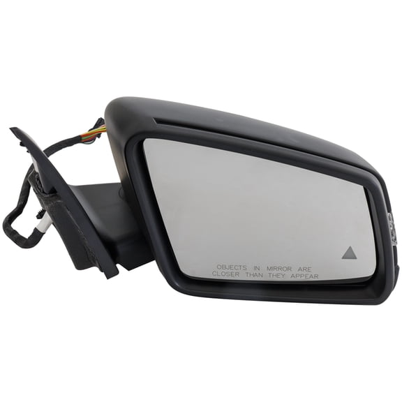 MIRROR Compatible For 2012-2014 Mercedes Benz C250 C300 Right Passenger Heated Power Glass In-housing Signal Light With memory Paintable