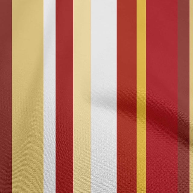 oneOone Tissu en Coton Flex Bordeaux Rayé Tissu pour Robe Tissu Imprimé au Mètre 40 Pouces de Large