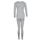 thumbnail image 3 of Pantalones con de Maternidad Tamaño Asiático Grande Apoyo Enfermería - Gris, M Gris m BLESIY blusas de enfermería, 3 of 8