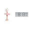 thumbnail image 1 of Escultura De Niña Bailarina De Resina Con Reloj De Pared Digital, Pantalla Grande, Adorno Multiusos Para Oficina, Estudio, Sala, Estantería, Dormitorio, 1 of 8