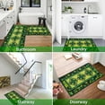 thumbnail image 7 of St.Patrick's Day Kitchen Rug Set of 2, Classic Green Buffalo Plaid Shamrock Non-Slip Kitchen Mat, Irish Home Decor St. Patrick's Day Holiday Decoration - 17 x 30 Inch and 17x47 Inch, Large, 7 of 7