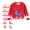 L603-Red, variant on HCNTES Boys and Girls Long Sleeve Trousers Set Comfortable Soft Fashionable Christmas Print Children Pajamas Set,Sizes 5-6 Years