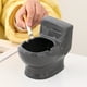 thumbnail image 4 of Cenicero de Cerámica para Inodoro, Cenicero de Escritorio para Baño, Adorno Decorativo Personalizado, Tendencia para Baño Masculino., 4 of 6