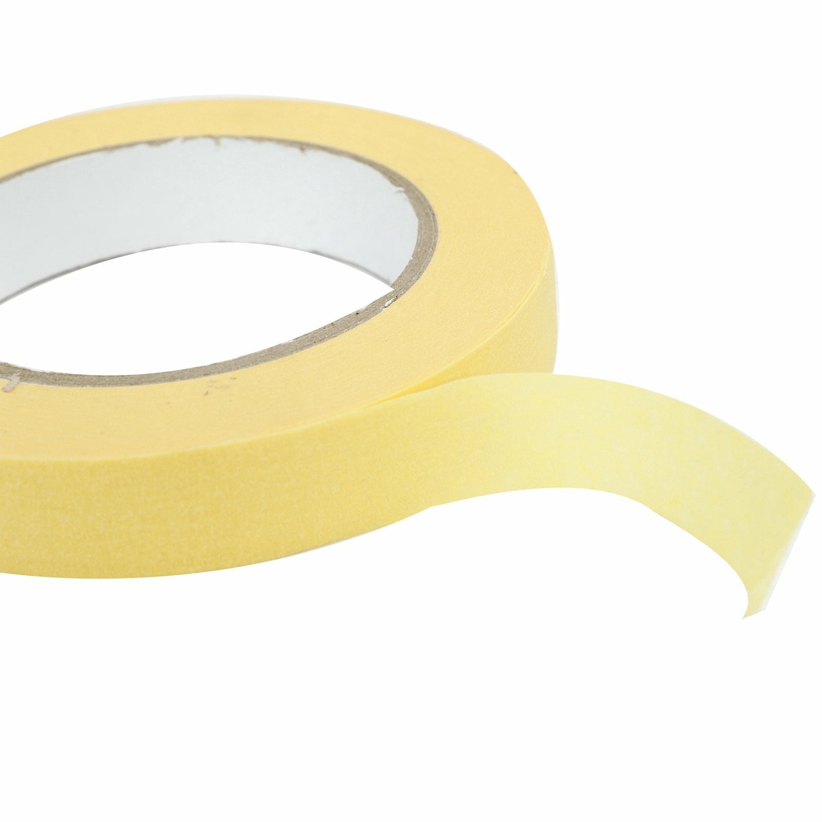 12Rolls 3/4" x165ft Masking Tape Crepe Paper Automotive Refinish 06652 Yellow