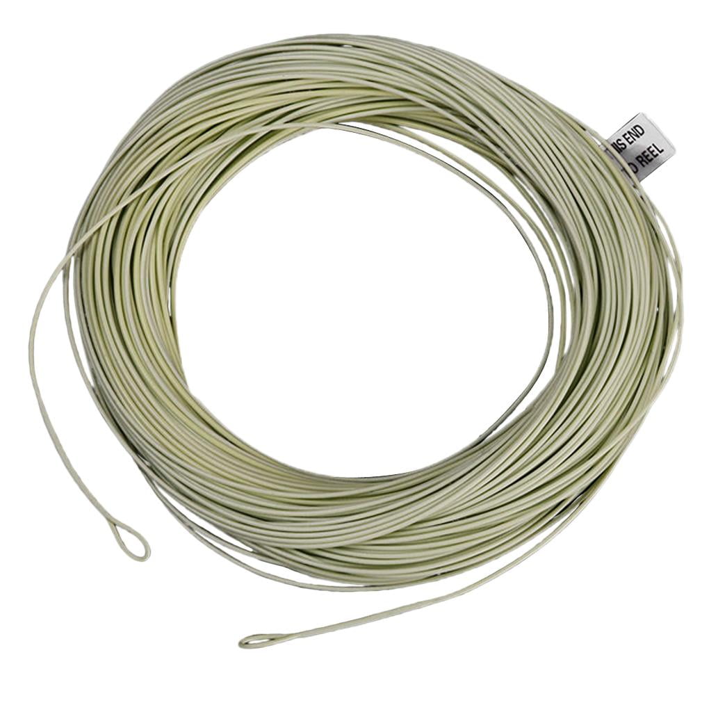 slick 100' LN311 FLY LINE Weight Forward Floating 2WT cut ends Moss Green 