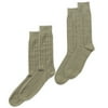 Men's 2-Pack Organic Cotton Socks, Khaki