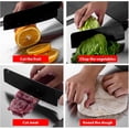 thumbnail image 4 of Tablas de cortar de titanio, Tabla de cortar de titanio para cocina, Tablas de cortar de acero inoxidable 304 de grado alimenticio, Tablas de cortar de acero para carne, frutas y verduras, 4 of 6