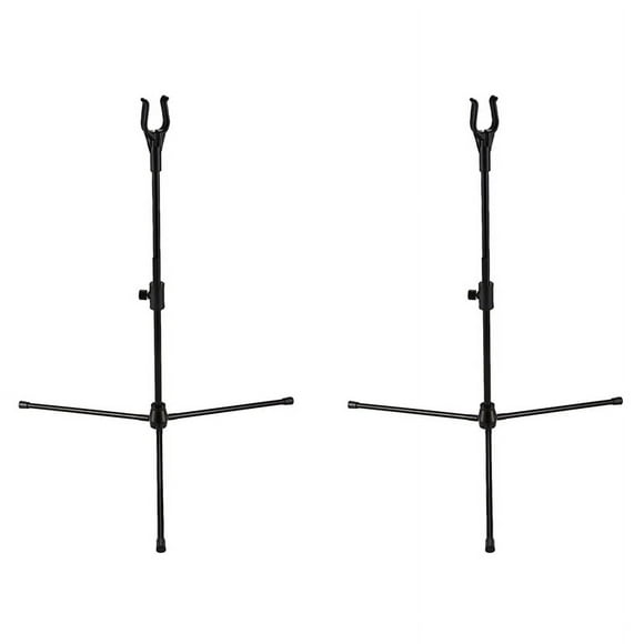 2X Archery Bow Stands Recurve Bows Holder Bow Stand Rack