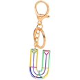 thumbnail image 1 of Letter Keychain,26 Letters A-Z Decorative Letter Keychain,Name Keychain for Women Girls Men Teenager Gift, 1 of 2
