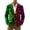 03-Green, variant on Mardi Gras Blazer for Men Button Notched Lapel Suit Jacket Casual Rave Jackets Sports Coats Slim Fit Plus Size Blazer 21-Pink XL