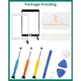 thumbnail image 7 of Screen Replacement for IPad Mini 3 Touch Screen Digitizer Glass A1599 A1600,Repair Parts with IC Chip Assembly Kits,Tempered Glass Included,White, 7 of 7