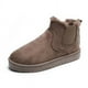 thumbnail image 4 of Botas de nieve para mujer, gruesas, de terciopelo, de talla grande, de invierno, a la moda, cálidas, con pedales, botas cortas, zapatos de algodón para mujer, 4 of 6