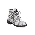 thumbnail image 6 of Fesfesfes Women Boots And Winter Flowers Color Matching Thick High-heeled Platform Sleeve High 6(37), 6 of 6
