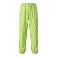 thumbnail image 4 of dazeni Boy Sweatpants Joggers Pants with Pockets Kids Lightweight Quick Dry High Waiste Drawstring Athletic Pants for Summer Outdoor Green 170, 4 of 7