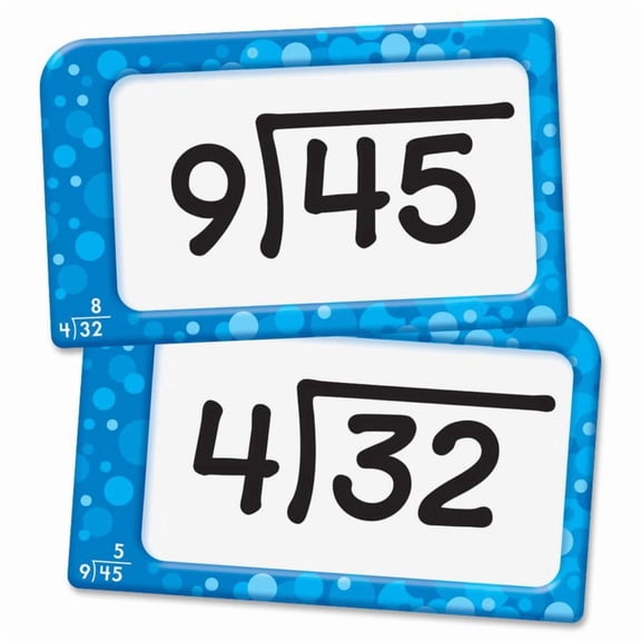 Trend, TEPT23018, Division Flash Cards, 56 / Box, Assorted