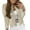 Beige, variant on YOUSNH Women Casual Fashion Urban Sequin Sequins Sparkling Cardigan Jacket Fall Jackets for Women 2024 Blue M