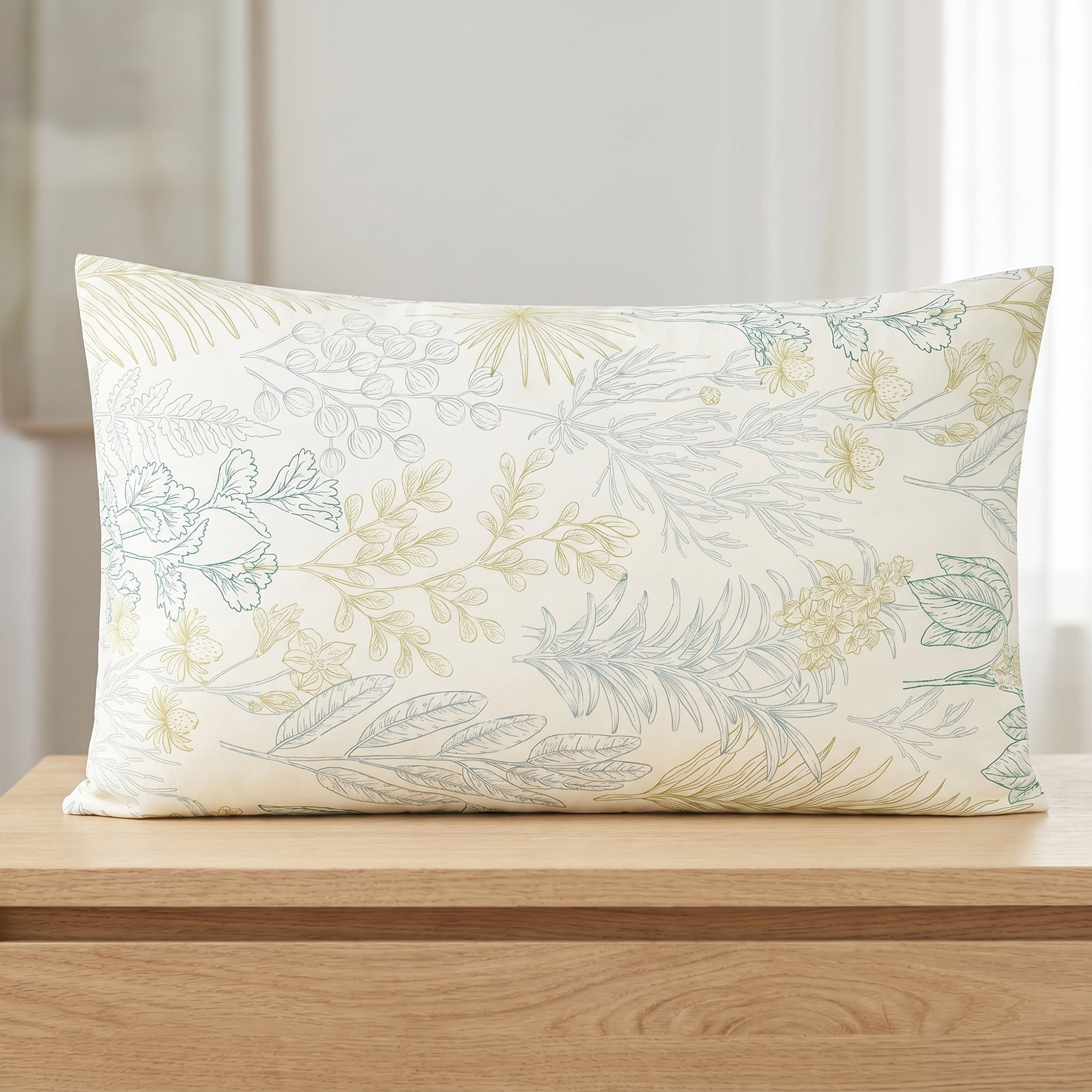 Unique Bargains 2 Pack Pillowcase Smooth Envelope Closure Wrinkle Resistant Yellow A