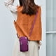 thumbnail image 2 of Bolso bandolera unisex, bolso de hombro impermeable con bolsillo en efectivo Irfora  borgoña, 2 of 7
