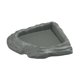 thumbnail image 4 of Plato de agua esquinero para reptiles, comedero esquinero, fácil de limpiar, terrario decorativo para serpientes, tortugas, ranas y gecos. Gris, 4 of 8