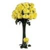 Nearly Natural 31" Large Rose Stem, Yellow, 12pc