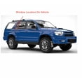 thumbnail image 2 of Clear Tempered Passenger Right Side Rear Vent Window Vent Glass Compatible with Toyota 4Runner 1996-2002 Models Glass Only, 2 of 4