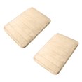 thumbnail image 2 of Tarmeek Bath Mat Set of 2, 24x16 Inch Thick Coral Fleece Surface and Memory Foam Base Bath Rug Set, Machine Washable and Quick Dry Floor Mats for Bathroom and Kitchen, 2 of 6